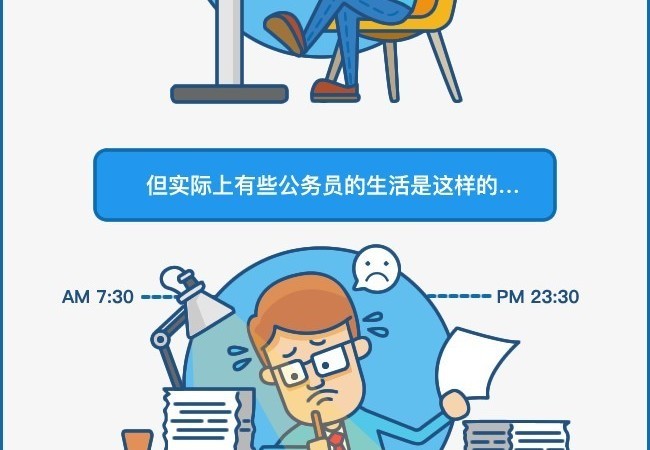 你以为公务员每天只会喝茶看报纸?错!